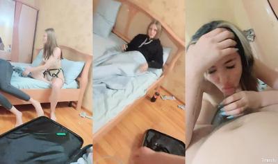 The Domestic Brother Fights Against The Russian Girl Abroad, With Good Temperament And Good Figure, Showing His Face And Blowjob, And Outputting Crazy Sex Without Condom