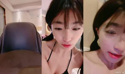 ウー・ザイ・ジャン〜究極の衝撃的で美しい少女!ホテルで情熱オナニー!下着の襟を立てて、新しい歯磨き粉でオマンコを拭いて、火照ったオマンコがたまらない