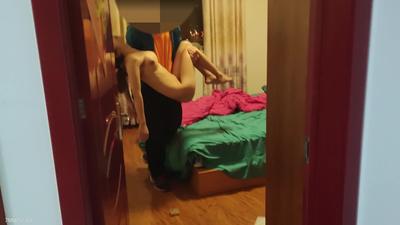 Husband in green hat drugged his beautiful wife and let the unit leader fuck her big fat B