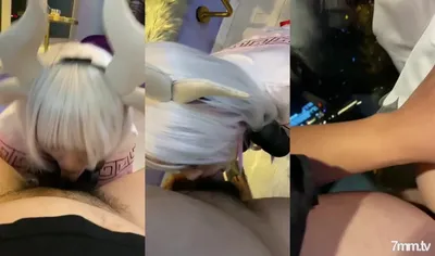 【跨年甄選❤️極品蘿莉】漂亮女友喵喵COS卡姆依龍女僕 跪舔深喉 無套猛烈抽插 呻吟內射女友精緻浪穴 高清720P